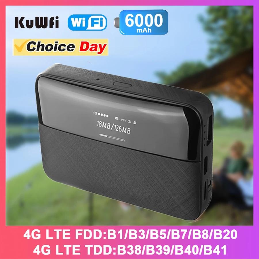 KuWfi ߿ 4G LTE , ޴  4G Ʈũ  ֽ, 150Mbps   ̴ , LCD ÷, 6000mAh